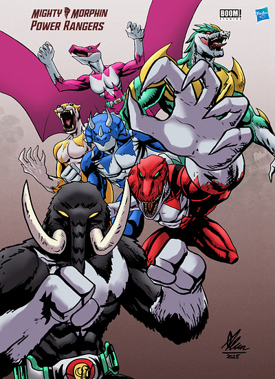 Mighty Mutant Power Rangers artist artwork book cover character illustration comic artist comic book comic style cover cover art design drawing editor hero illustration mighty morphin poster art power rangers publishing super hero tokusatsu