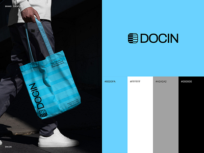 Docin Brand identity Design ai logo app icon app logo brand book branding design grid identity logo logo ai logo designer logo mark logo type modern logo product branding product logo typography visual identity
