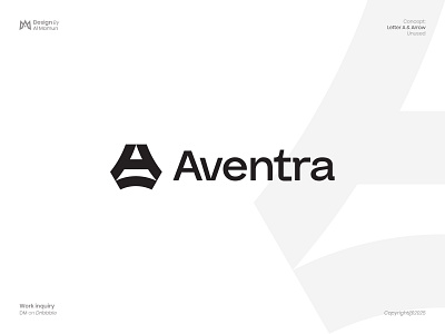 Modern Letter A, Arrow, Adventure Logo adventure logo arrow logo brand branding cutting edge dynamic graphic design identity letter a logo logo logo design logo designer logo icon logo type logos marca minimalist modern logo