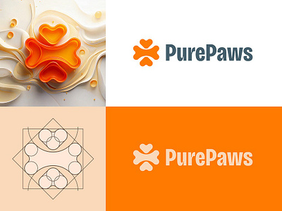 PurePaws - Logo Design design graphic design illustration