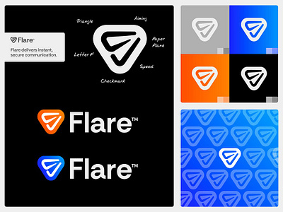 Flare - Logo Design 🚀 design graphic design logo