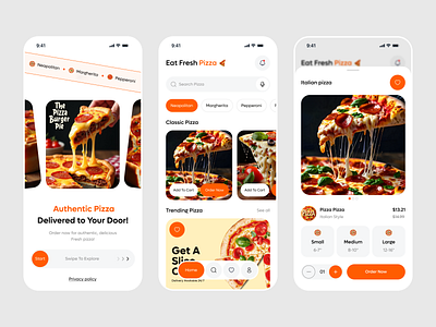 Food Delivery App UI app design delivery delivery app food food and drink food app food delivery food delivery app food delivery service food order food ordering food ordering app mobile mobile app mobile ui online food restaurant restaurant app