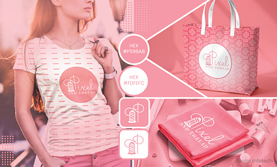 Pixel and Thread Branding branding