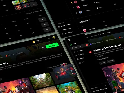 Gaming Dashboard Interface ai app black clean competition crm dashboard design game gaming hawl interface kids panel product saas startup ui ux vadimmarchenko