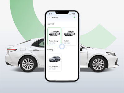 Careem Captain App – Car list animation car selection interaction list mobile product design ui ux