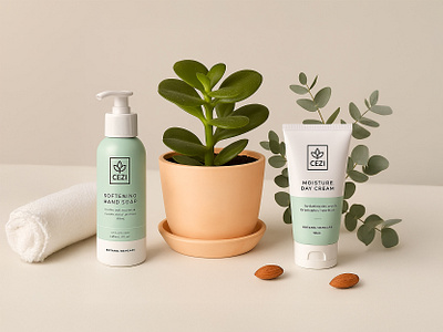 CEZI – Minimal Skincare Packaging with a Natural Touch botanicskincare