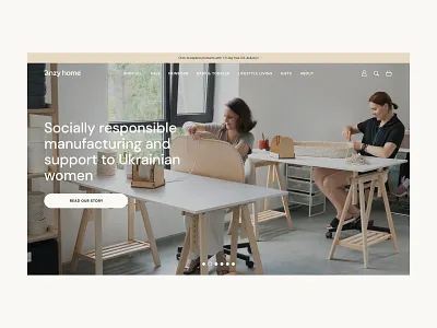 Anzy Home — home decor brand system #14 branding furniture home decor knitted decor landing website