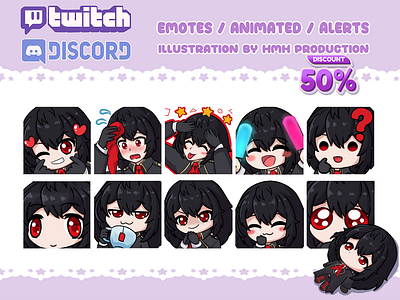 twitch emotes chibi chibi twitch emotes commission custom discord emotes emotes for twitch illustration oc overlays pngtuber stickers streamer transition twitch twitch emotes twitch panels vtuber ych youtube
