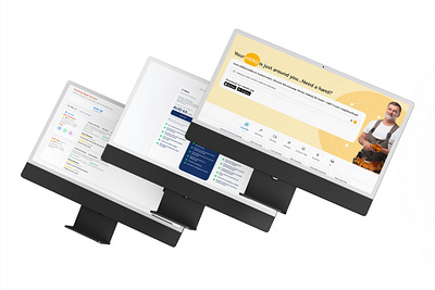 HeroConnect - A Seamless Marketplace for Local Services branding clean design ui ui design ux ux design uxui web design webdesign