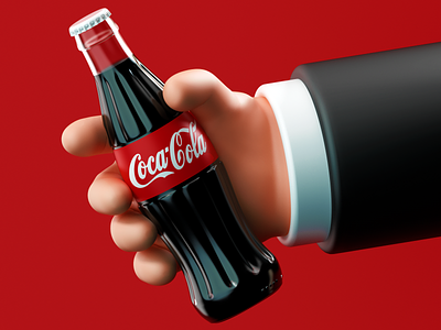 Always Coca-Cola 3d 3dabstract 3dart 3dcharacter 3ddesign 3dillustration 3dmodeling abstract art branding character cinema4d design icon illustration logo redshift ui web