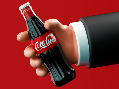 Always Coca-Cola 3d 3dabstract 3dart 3dcharacter 3ddesign 3dillustration 3dmodeling abstract art branding character cinema4d design icon illustration logo redshift ui web