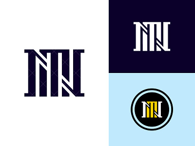 NM Logo branding creative design identity illustration lettermark logo logo design logotype m mn mn logo mn monogram modern monogram n nm nm logo nm monogram typography