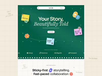 Lab Site - Agency Landing Page design homepage landing page uiux web design website