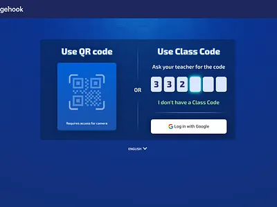 Student QR code login ui ux