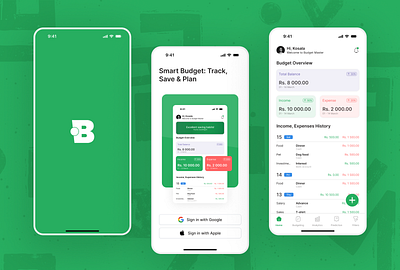 Finance Manager App app app design budget expense tracker figma finance finance app design finance manager home screen login page minimalist mobile app mobile app design modern sign up splash screen ui ui design uiux visual design