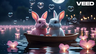A Bunny Love Tale – A Magical AI-Generated Love Stor 🐰💕🌙 adobe firefly adobe photoshop animation animoto bluewillow canva capcut chatgpt dall·e graphic design leonardo midjourney motion graphics playground ui