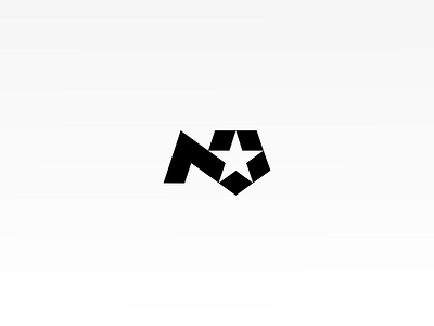 North Star active apparel athletic branding brandits design energy fitness gym logo minimal monogram performance run sport star type wear workout