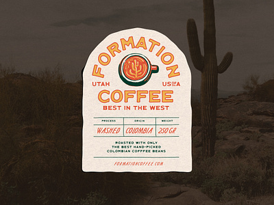 Formation Coffee: Packaging Design brand branding coffee colombia illustration label label design logo packaging packaging design visual indentity