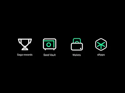 Solana Icons 2d animated icons branding crypto icons motion graphics solana web3