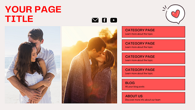 Dating Blog Header branding