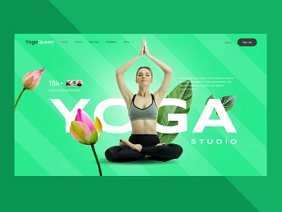 YogaQueen design graphic design ui user experience user interface ux web design