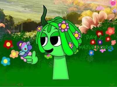 Julesthetic Day 2: naturecore art post art tag digital art drawing fan art graphic design illustration