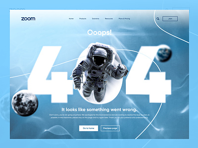 404 - Web Page Error UI Manipulation 404 404 error 404 landing page design 404 ui design 404page error error page error page design error user interface design page not found sohunts ui ui design ux web design web page error website designer zoom error page zoom ui