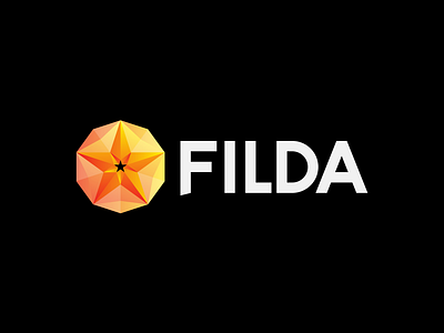 FILDA angola brand identity branding bruno silva brunosilva.design design diamond filda logo logo design logo designer logotipo luanda marca portugal star star logo symbol typography vector