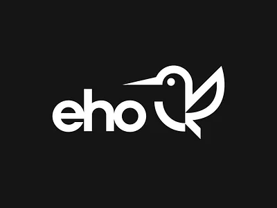 HoReCa Platform – Logo Concept with Bird Emblem bird brand and identity brand designer brand identity branding branding and identity brandmark horeca icon identity design logo design logo designer logos logotype mark minimalistic modern modern logo monochrome symbol