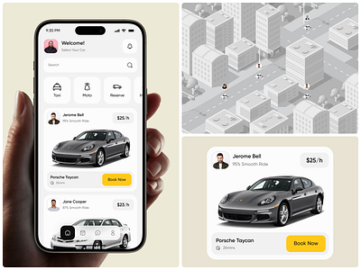 Smart Taxi Booking App app app design booking cabbookingapp cleanui ios mobile mobile app mobile ui ridehailingui serviceapp taxiapp taxibookingui transportapp ui ui design uiux