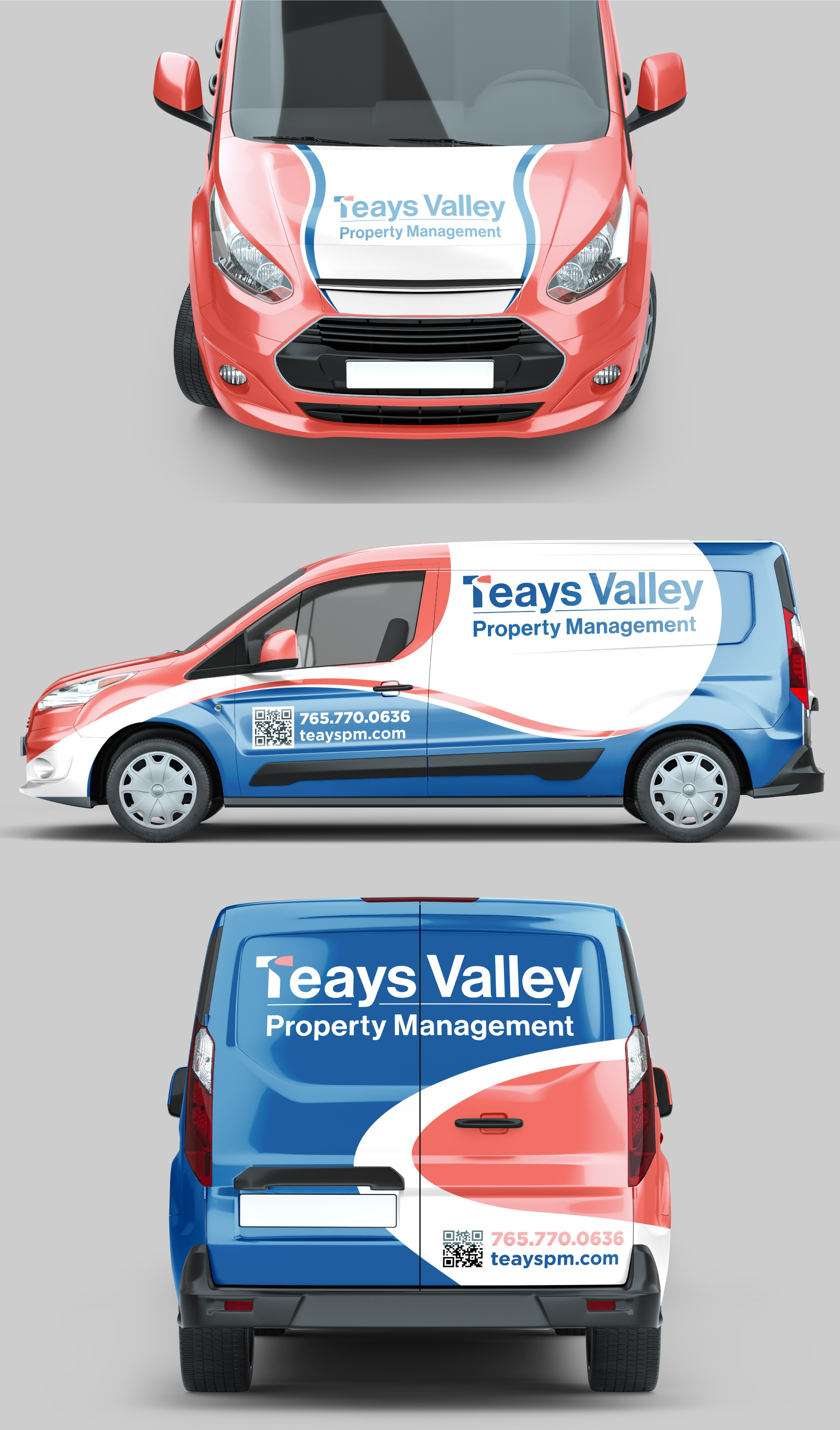 Car Wrap for Teays Valley Property Management. car wrap creative vehicle creative wrap