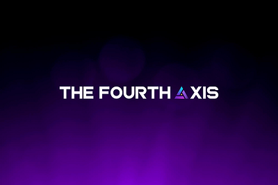 The Fourth Axis: Ai Prediction Startup branding graphic design logo ui
