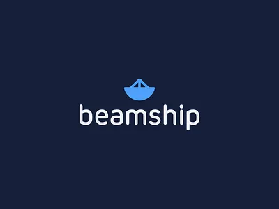 Beamship Logo Design - Satellite Dish / Boat / Ship abstract data saas design ecommerce finance financial fintech tech icon logo logo design logo designer logodesign logodesigner logotype modern ship boat simple software symbol technology