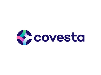 Covesta logo concept pt.4 branding branding identity c connection covesta finance fintech graphic design group investment logo monogram star together vesta