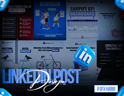 LinkedIn Post Designs content design content wirting creative post demo ddesign free psd gfx habib graphic design linkedin linkedin post design manipulation manipulation design manipulation post post design post psd template poster design psd template social media design social media post writing