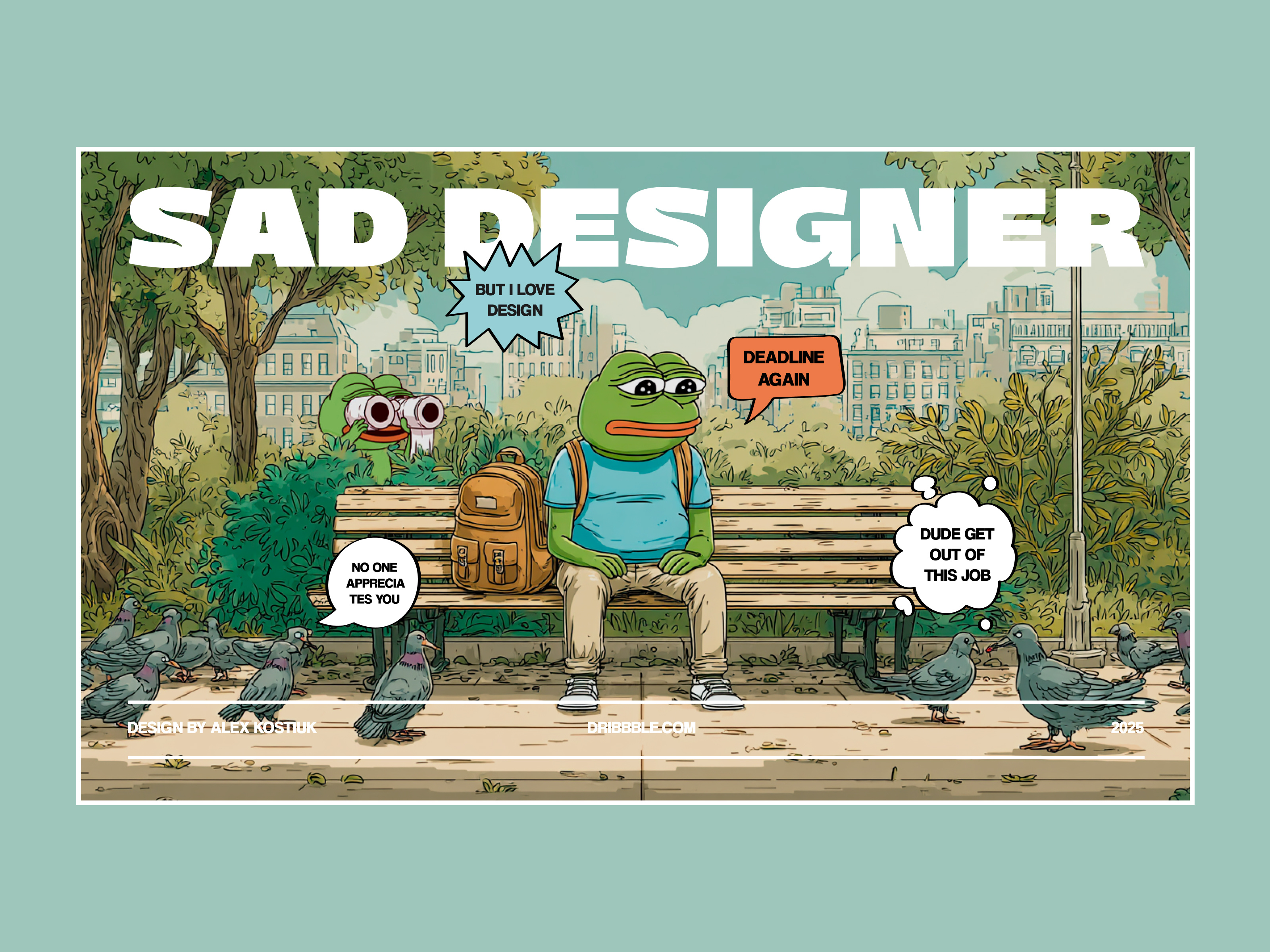 Pepe designer graphic design illustration meme minimalism pepe