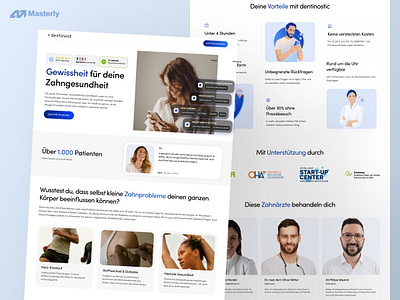 UI/UX Website Design for Health and Dental Business | Masterly app presentation branding dental health diagnostics doctors graphic design health health monitoring intuitive medical platform online diagnostics responsive secure telemedicine ui uiux user friendly ux web design website design