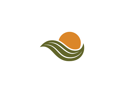 Farming logo design farm farming graphic design green leaf logo logos nature product sun vector