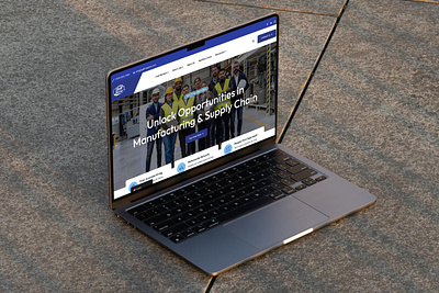 Staff Now graphic design landing page mockup ui ux