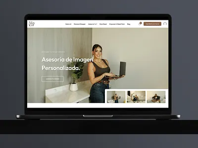Niloy Leal fashion vlogger influencer landing page mockup ui ux web wordpress