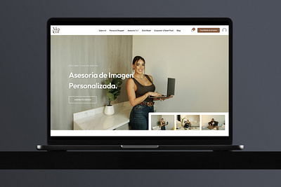 Niloy Leal fashion vlogger influencer landing page mockup ui ux web wordpress