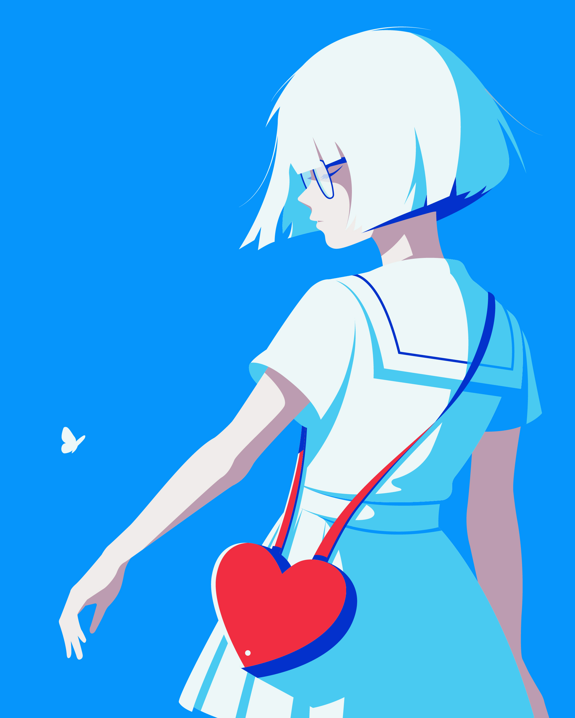 People Watching: Street Style Characters anime asian art character design clean design editorial illustration fashion illustration flat design illustration series japanese art lifestyle illustration minimal illustration people watching portrait illustration sailor suit street fashion street style illustration stylised art urban sketching vector art vector portrait