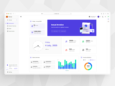 💼 Smart Tax Dashboard dashboard dashboarddesign figma finance invoice product design saas ui ux