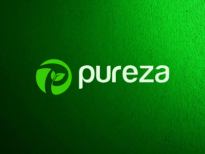 Pureza – Organic P Logo with Leaf | Nature-Inspired Branding brand identity branding clean logo food logo graphic design green logo leaf logo letter p logo logo logo design minimal modern logo natural natural logo organic organic art organic food organic logo organics p logo