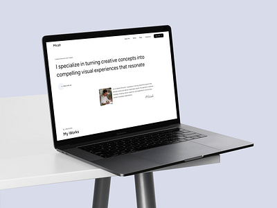 Micah - Portfolio & Agency Website Template artist branding builtwithtemplate consultants cv design portfolio designers developer freelancers madeinwebflow madewithwebflow personal personal blog photographers portfolio hero portfolio landing portfolio landing page portfolio website resume webflow