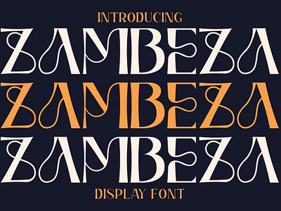 Zambeza - Display Font calligraphy display display font font font awesome font family freebies freebies font freebies font letter lettering letters modern font modern fonts sans serif sans serif font script type typeface typography