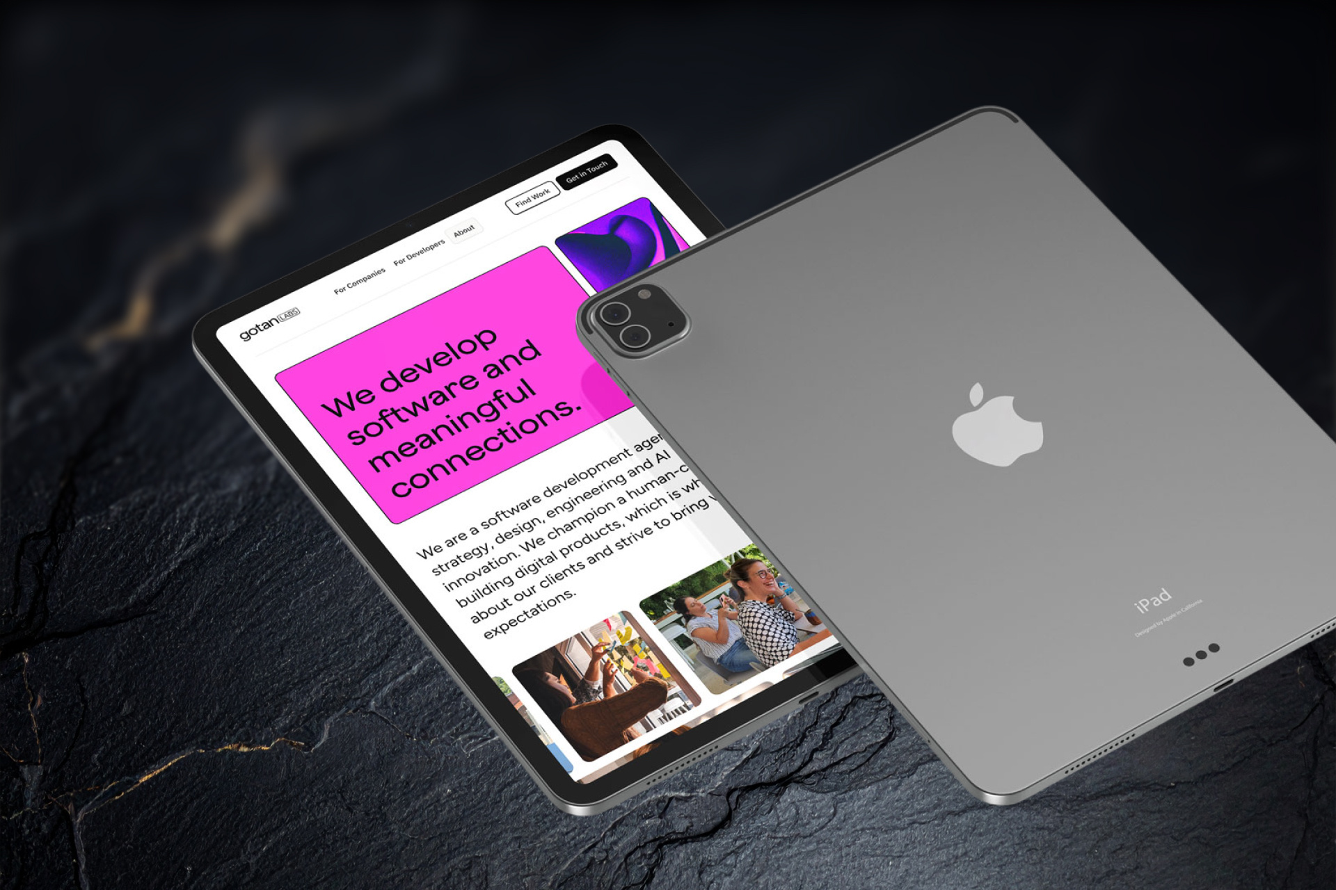 Gotan website dark light responsive ui design uidesign web web design webdesign