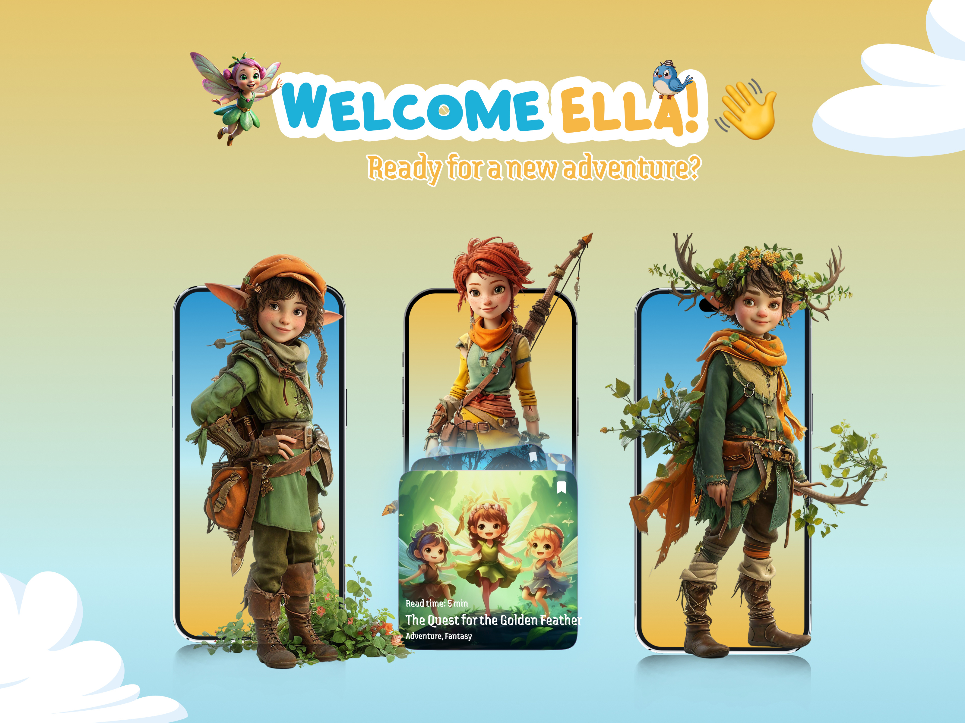 Wizzy Tales - Storytelling & Learning App (CaseStudy) branding design figma illustration logo mockup prototyping web