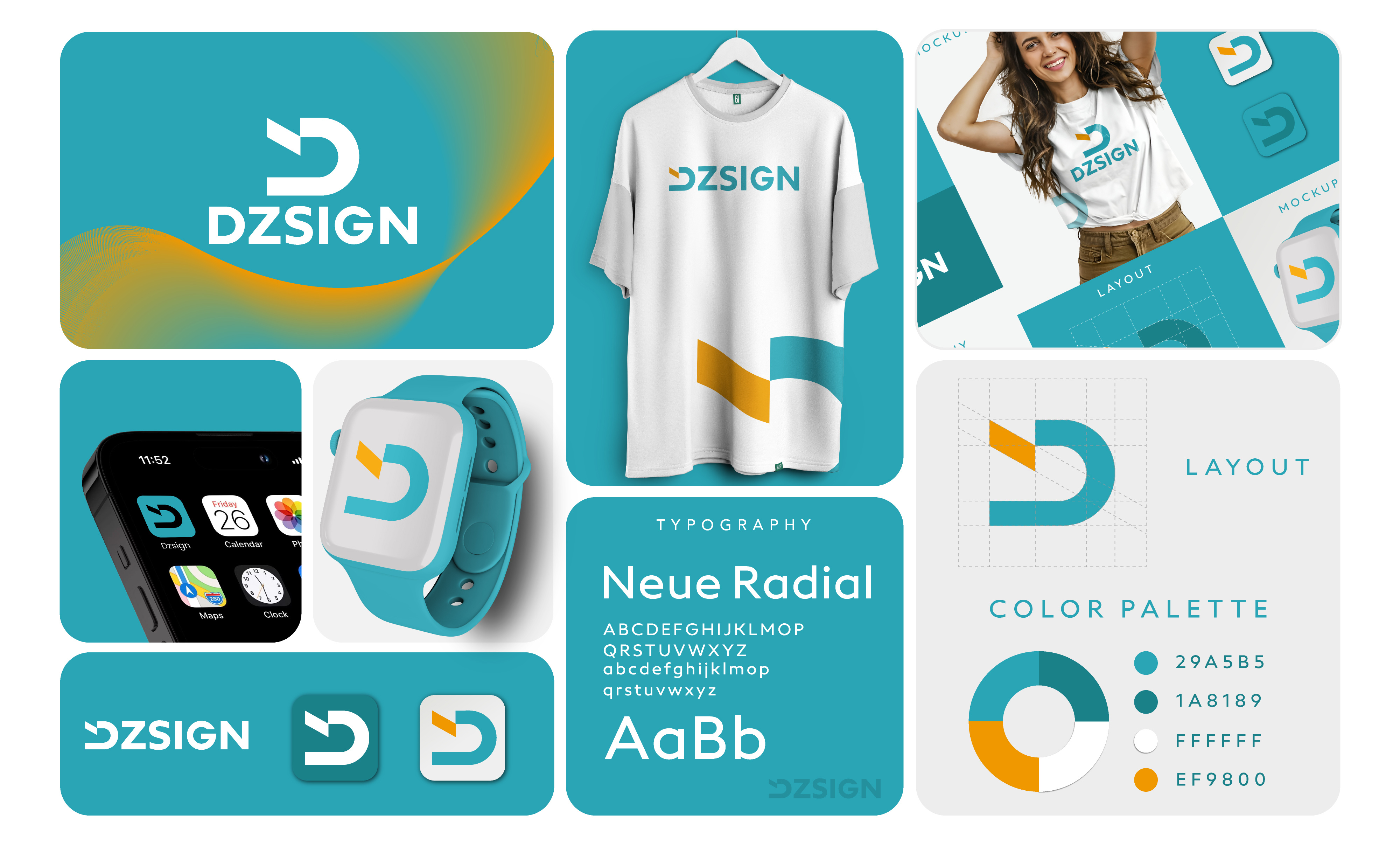 Example of Minimalist Logo With Brand Style Guide