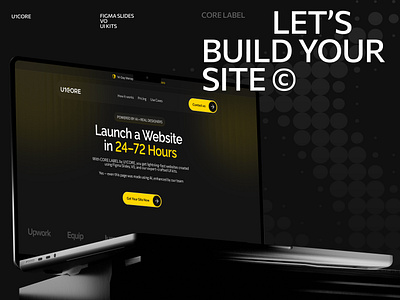 СORE Label graphic design ui